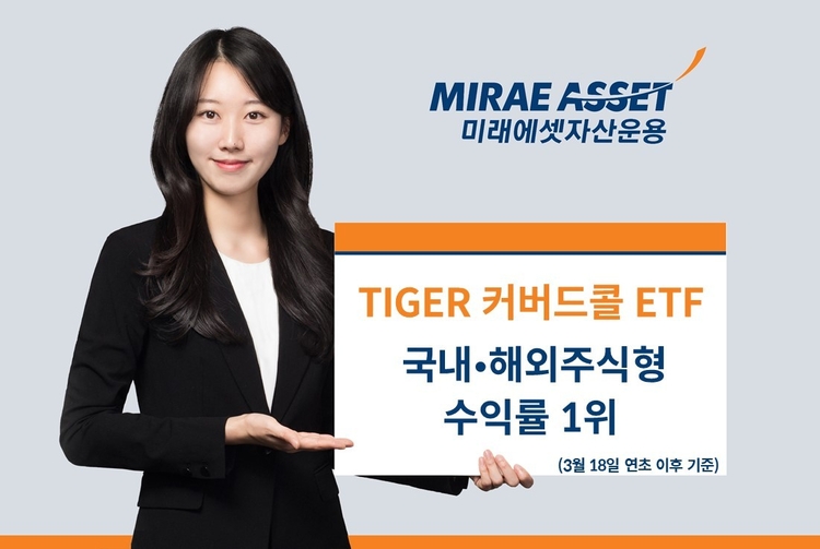 미래에셋운용, ‘TIGER 커버드콜ETF’ 국내·해외 주식형 수익률 모두 1위